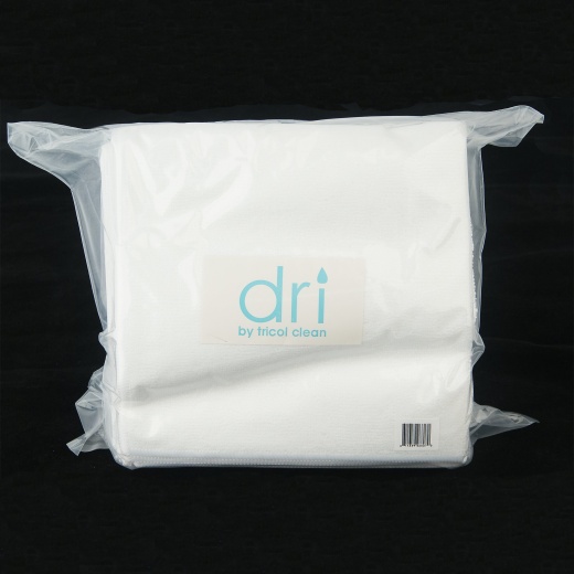 Dri Cleaning Cloth, Microfiber, 16 X 16, White, 12 Pack