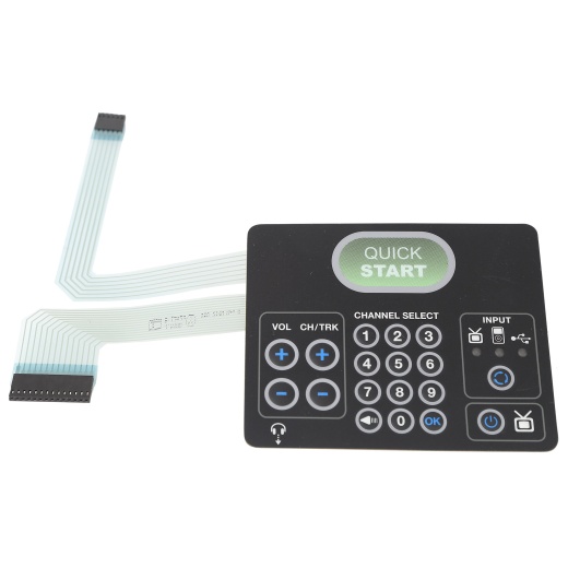 Keypad, Center Console, E-Btse, Star Trac for StarTrac Steppers E-ST5070 Generation 2 9-5070-MINTP0
