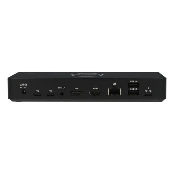 Visiontek Vt2900 UsbC Dual System Kvm Docking Station With 100W Power