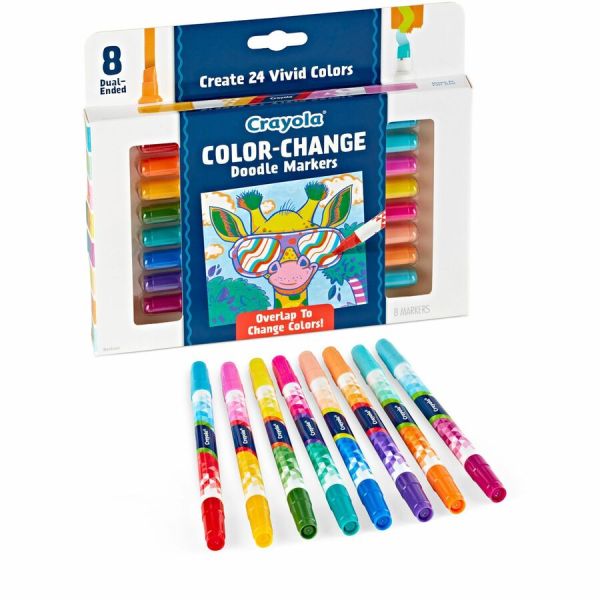 CRAYOLA FABRIC MARKER 80CT 10 COLOR CLASSPACK