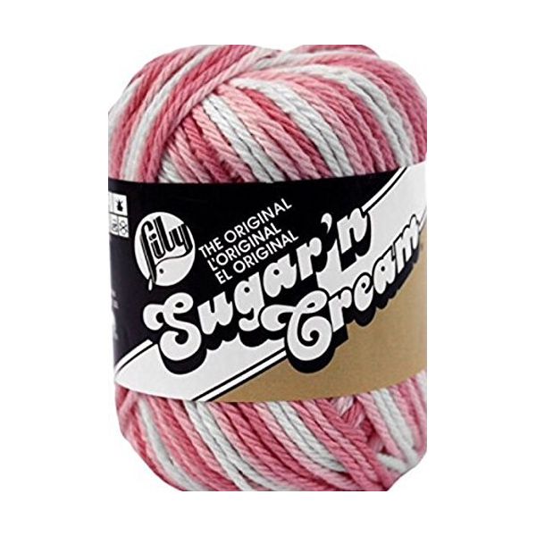 Lily Sugar 'n Cream Yarn Black