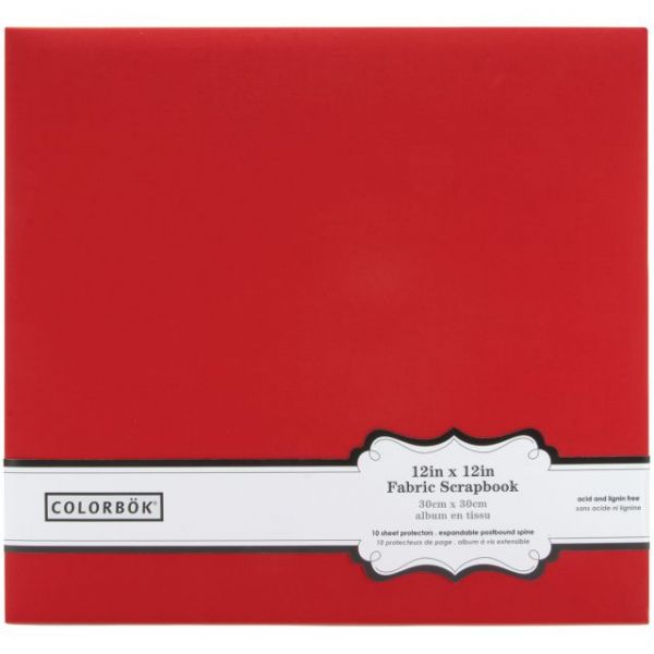 MBI Gloss Post Bound Album, Red