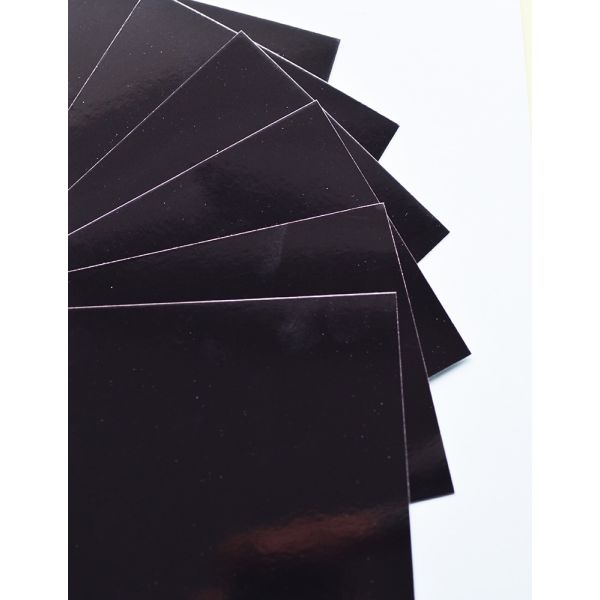 Spellbinders Black & White Glitter Foam Sheets 8.5X11 10/Pkg