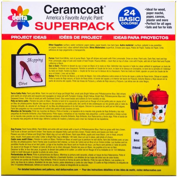 Ceramcoat Paint Superpack Set 24/Pkg