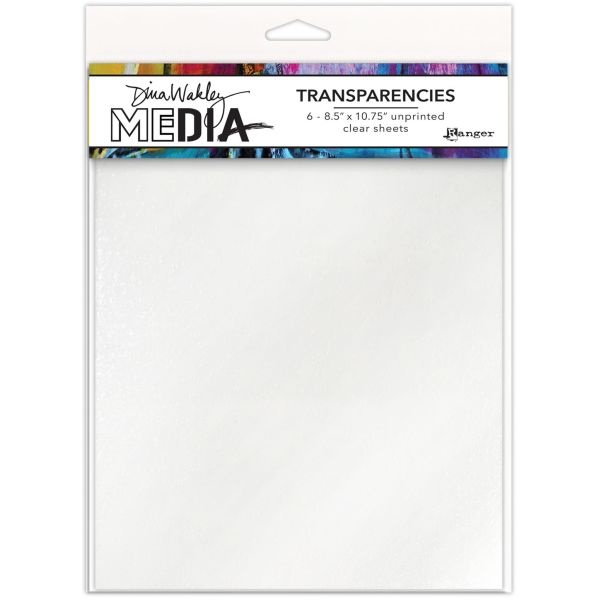 Dina Wakley Media Transparencies 8.5"X10.75" 6/Pkg