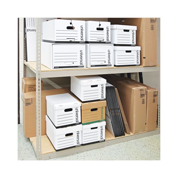 Universal Heavy-Duty Storage Drawers, Legal Files, 17.25" X 25.5" X 11.5", White, 6/Carton