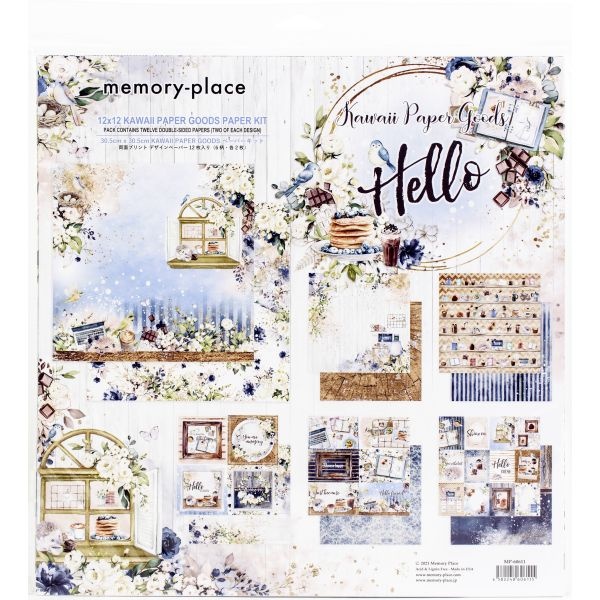 Memory Place Kawaii Paper Goods Collection Pack 12"X12"