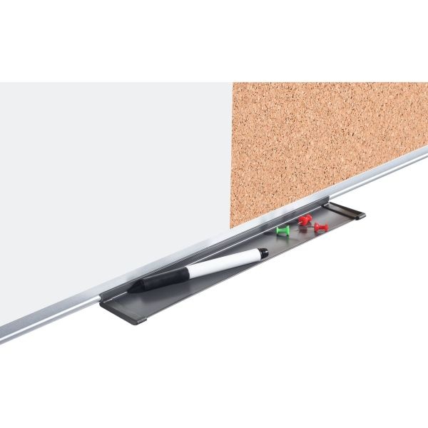 Mastervision Maya Cork/Non-Magnetic Dry-Erase Whiteboard Combination Board, 48" X 72", Silver Aluminum Frame