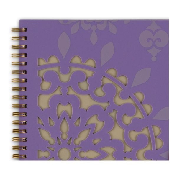 Cambridge Vienna Weekly/Monthly Appointment Book, Vienna Geometric Artwork, 11 X 8.5, Purple/Tan Cover, 12-Month (Jan To Dec): 2024