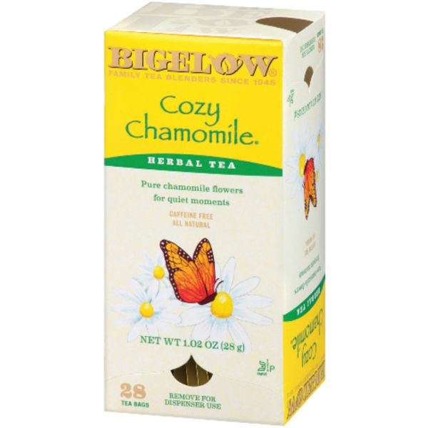 Bigelow Cozy Chamomile Tea Bags, Box Of 28