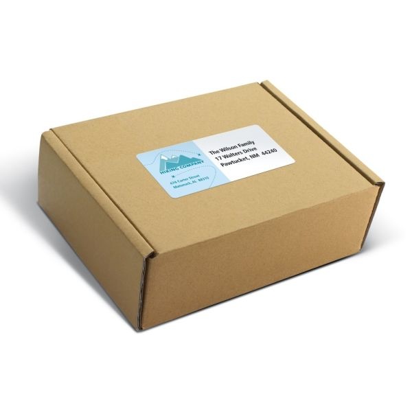 Inkjet/Laser Shipping Labels, Rectangle, 2" X 4", White, Pack Of 2500