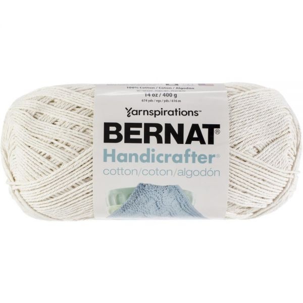 New Yarnspirations Bernat Handicrafter Cotton Yarn 12 oz 340g in