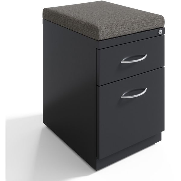 Lorell Premium 2-Drawer Mobile File Cabinet