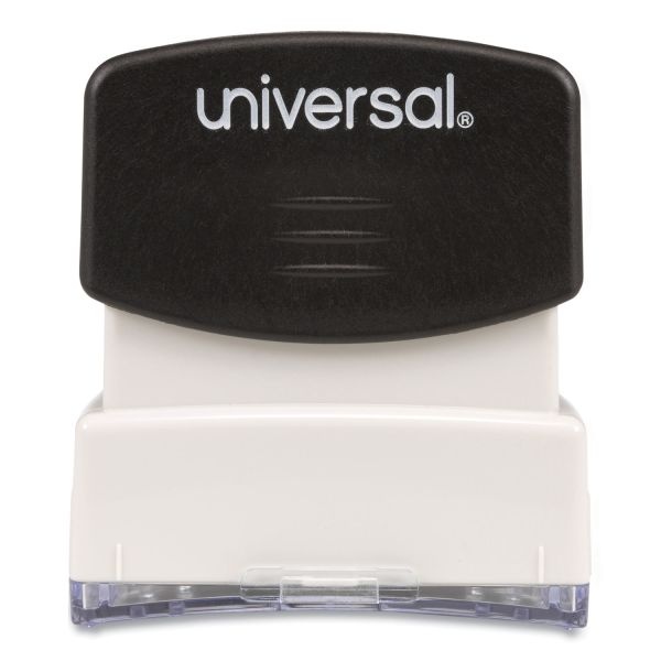 Universal Message Stamp, For Deposit Only, Pre-Inked One-Color, Blue