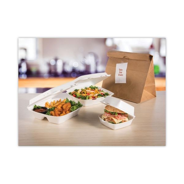 Dart Foam Clamshell Takeout Containers