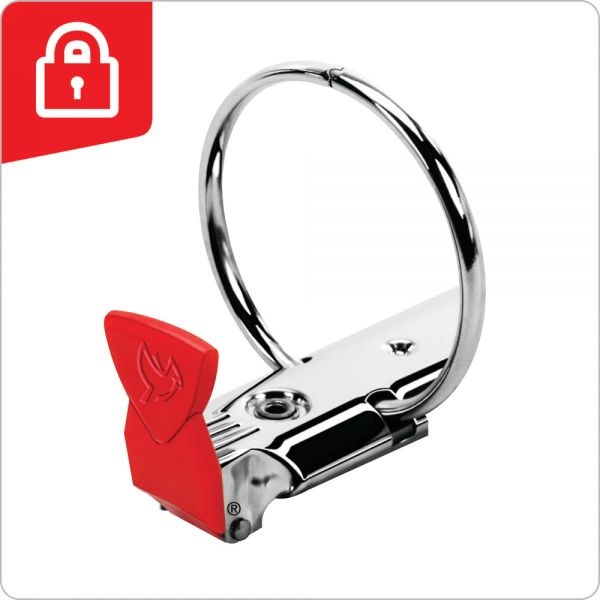 Cardinal Premier Easy Open Locking 3-Ring Binder, 3" Capacity, Round Ring, Black