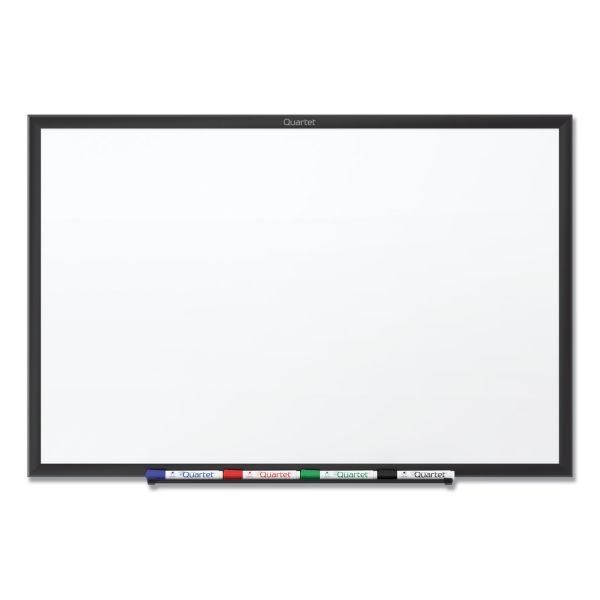 Quartet Classic Series Total Erase Dry Erase Boards, 36 X 24, White Surface, Black Aluminum Frame