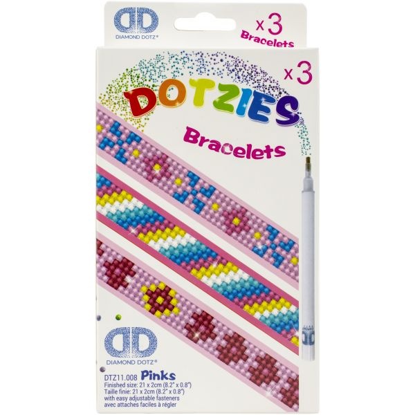 Diamond Dotz Dotzies Bracelets Facet Art Kit 1"X9"