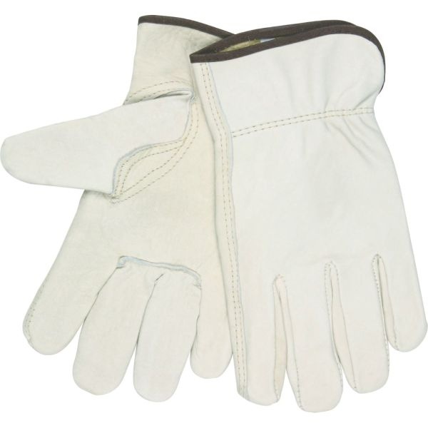 Mcr Safety Leather Driver Gloves, Medium