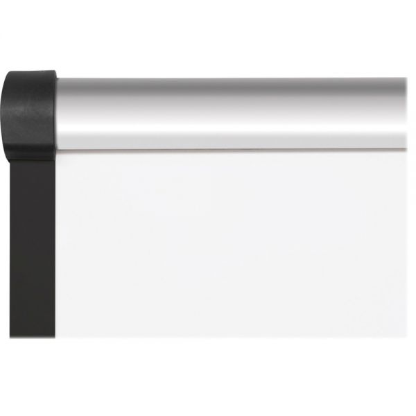 Lorell Porcelain Unframed Dry-Erase Whiteboard, 96" X 48", Satin Aluminum Frame