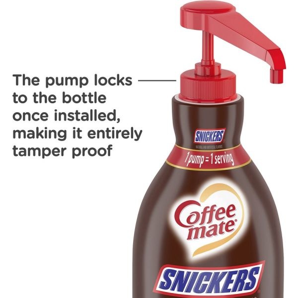 Coffee Mate Liquid Coffee Creamer, Snickers, 1.5 Liter Pump Bottle