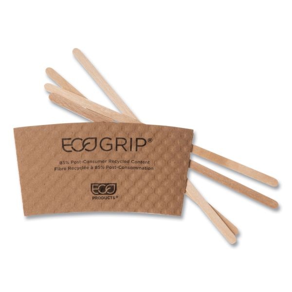 Eco-Products Wooden Stir Sticks, 7", Pack Of 1,000 Stir Sticks