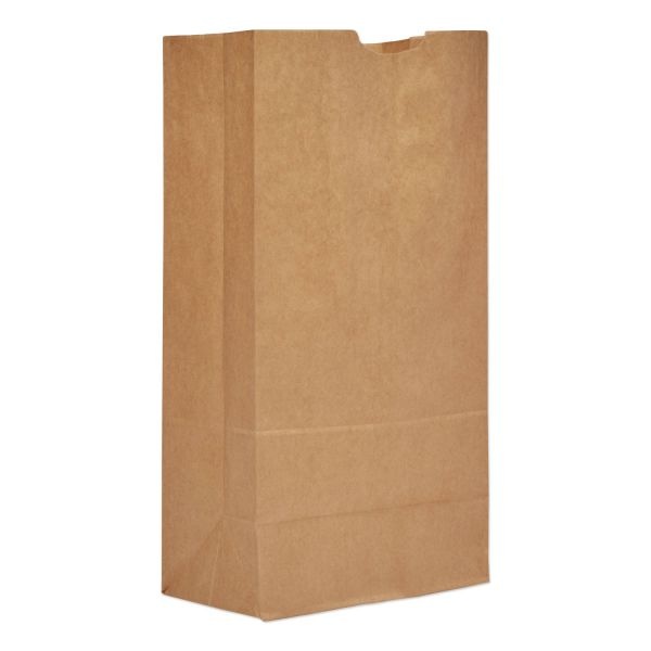 General Grocery Paper Bags, 50 Lb Capacity, #20, 8.25" X 5.94" X 16.13", Kraft, 500 Bags