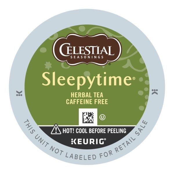 Celestial Seasonings Single-Serve K-Cup Pods, Sleepytime Herbal Tea, Box Of 24
