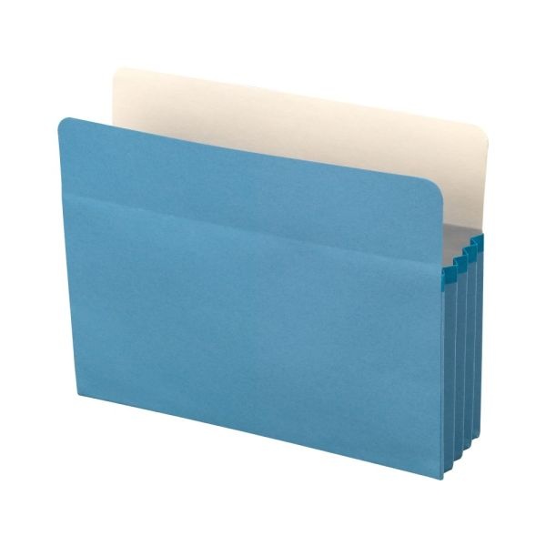 File Cabinet Pockets, Letter Size, 3-1/2" Expansion, Assorted Colors, Pack Of 5