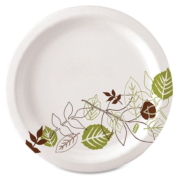 Dixie 8 1/2In Medium-Weight Paper Plates By Gp Pro (Georgia-Pacific), Pathways, 500 Plates Per Case