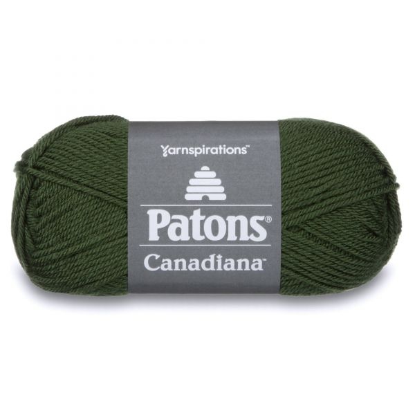 Patons Canadiana Yarn - Dark Green Tea