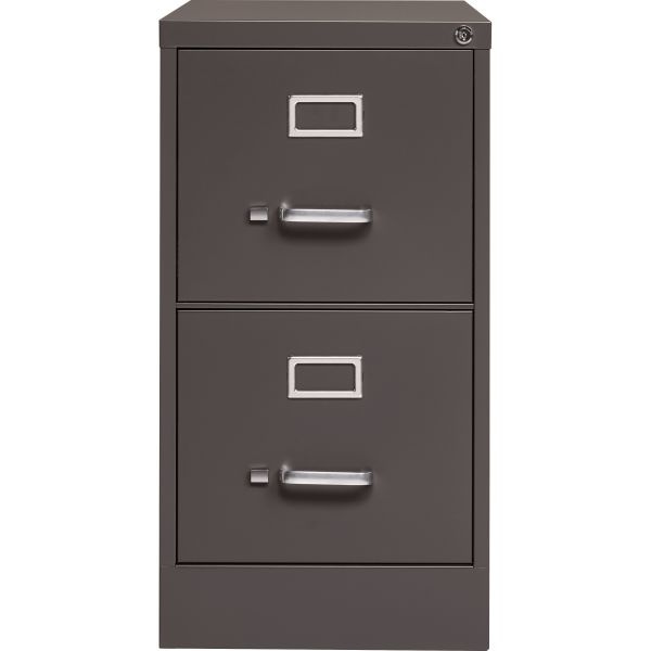 Lorell Commercial-Grade 2 Drawer Vertical File Cabinet