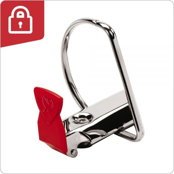 Cardinal Freestand Easy Open Locking 3-Ring View Binder, 3" Capacity, Slant-D Ring, White