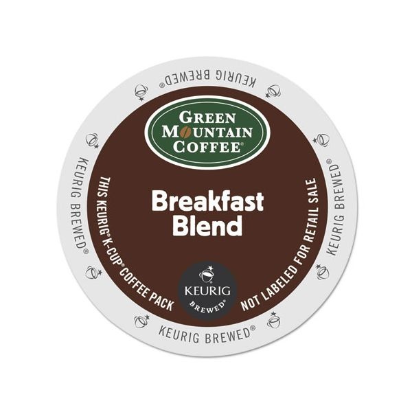 Green Mountain Coffee Breakfast Blend Coffee K-Cup Pods, 96/Carton