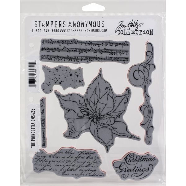 Tim Holtz Cling Stamps 7"X8.5"