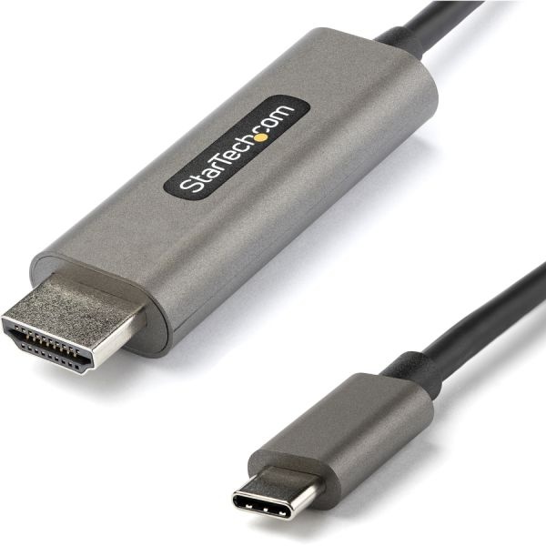 3Ft (1M) Usb C To Hdmi Cable 4K 60Hz With Hdr10, Ultra Hd Usb Type-C To Hdmi 2.0B Video Adapter Cable, Dp 1.4 Alt Mode Hbr3