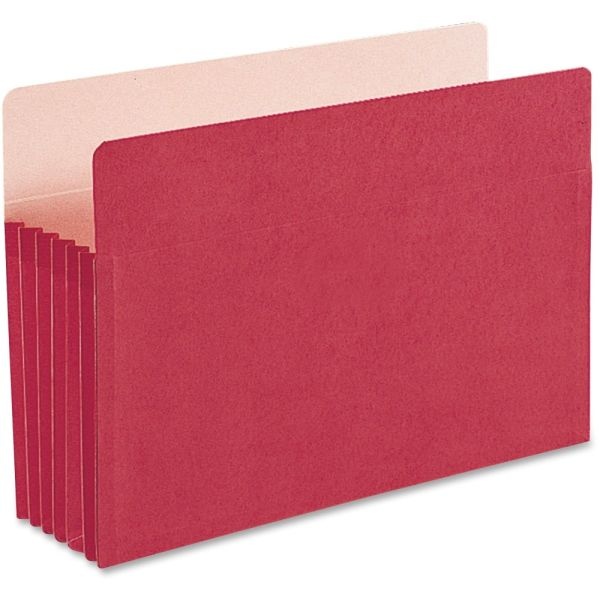 Smead 74241 Red Colored File Pockets