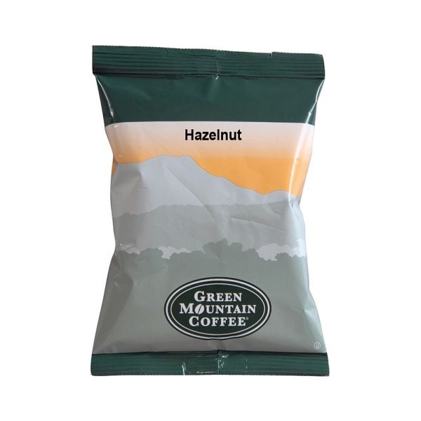Green Mountain Coffee Hazelnut Coffee Fraction Packs, Each Pack Makes 8 Cups, 50 Packs/Carton