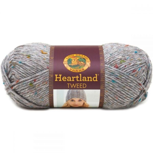 Lion Brand Heartland Yarn - Mount Rainier Tweed