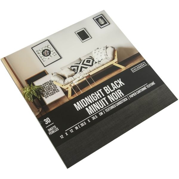 Colorbok Textured Cardstock Pad 12"X12" 40/Pkg