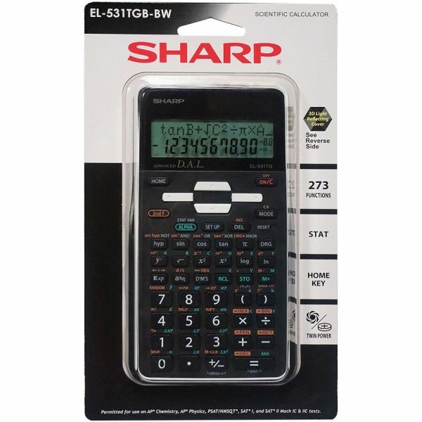 Sharp Scientific Calculator With 2-Line Display
