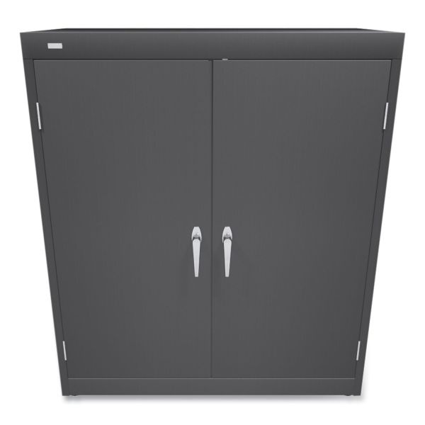 Hon Steel Storage Cabinet, 3 Shelves, Charcoal