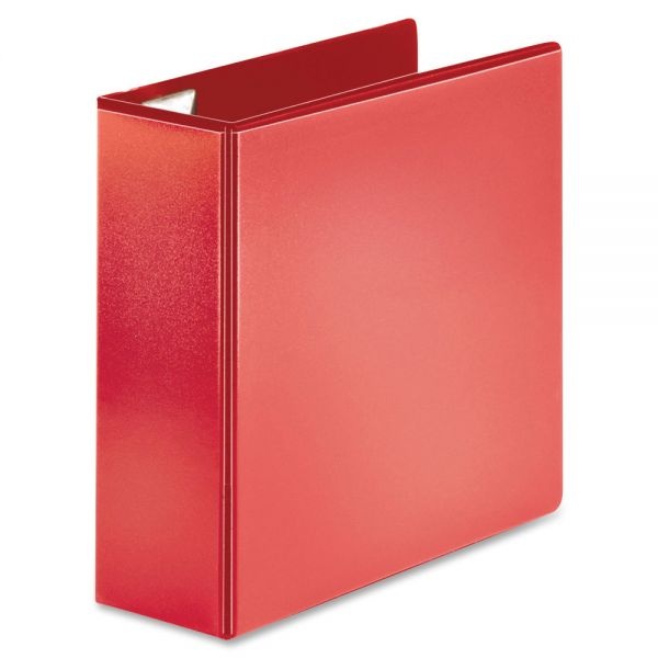 Business Source Red D-Ring Binder