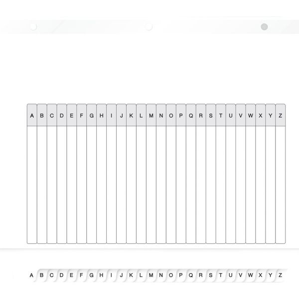 Avery A-Z Black & White Table Of Contents Dividers