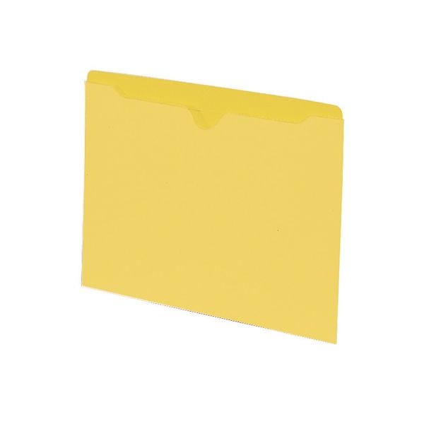 Smead Color File Jackets, Letter Size, Yellow, Pack Of 100
