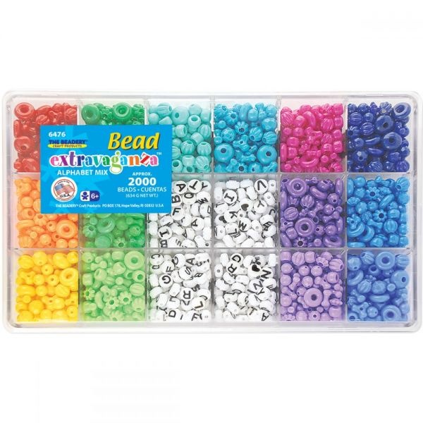 Bead Extravaganza Alphabet Mix Bead Box Kit