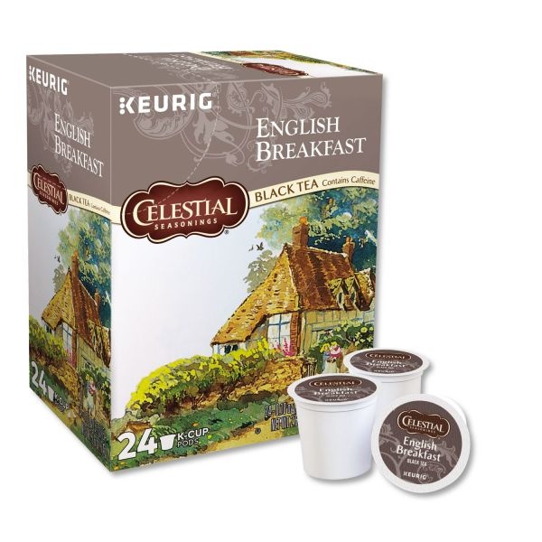 Celestial Seasonings English Breakfast Black Tea K-Cups, 24/Box