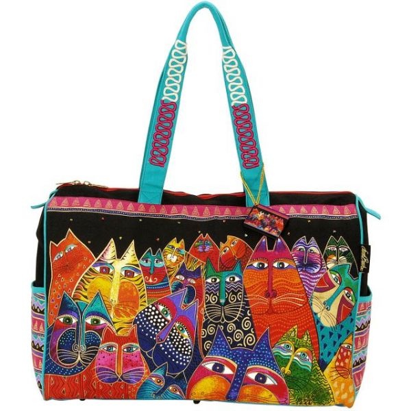 Laurel burch zipper closure tote bags set of shops 5