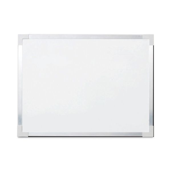 Flipside Framed Dry Erase Board, 48 X 36, White Surface, Silver Aluminum Frame