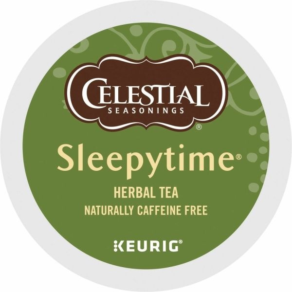 Celestial Seasonings Single-Serve K-Cup Pods, Sleepytime Herbal Tea, Box Of 24